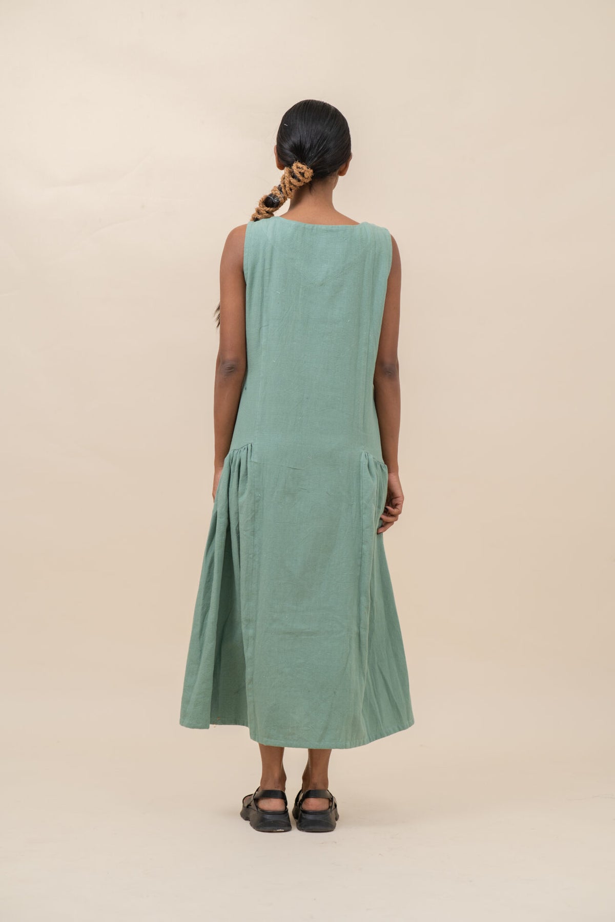 Pocket Gathered Dress